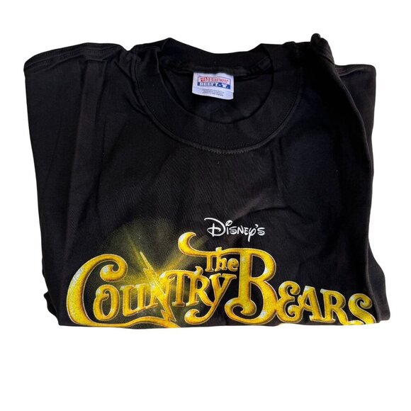 Disneys The Country Bears 2002 Tour Black Graphic T-Shirt Hanes Beefy-T New L - Picture 10 of 10